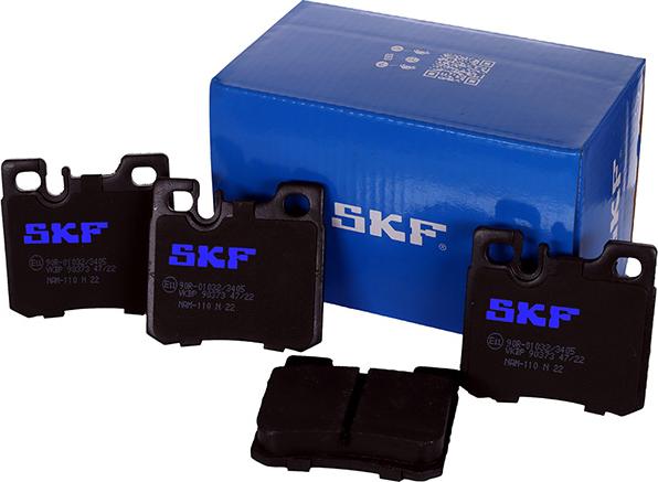 SKF VKBP 90373 - Гальмівні колодки, дискові гальма autocars.com.ua