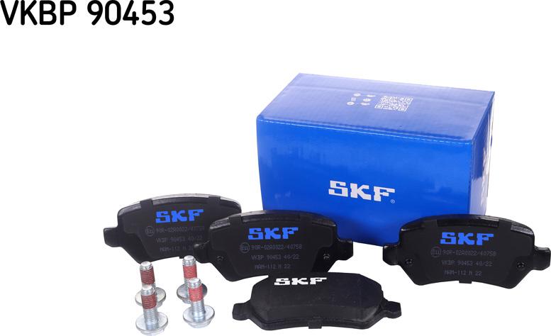 SKF VKBP 90453 - Тормозные колодки, дисковые, комплект autodnr.net