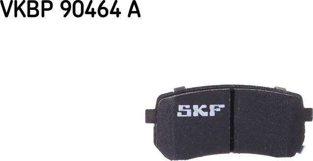 SKF VKBP 90464 A - Гальмівні колодки, дискові гальма autocars.com.ua