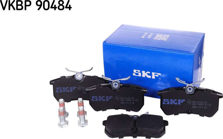 SKF VKBP 90484 - Тормозные колодки, дисковые, комплект autodnr.net