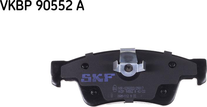 SKF VKBP 90552 A - Тормозные колодки, дисковые, комплект autodnr.net