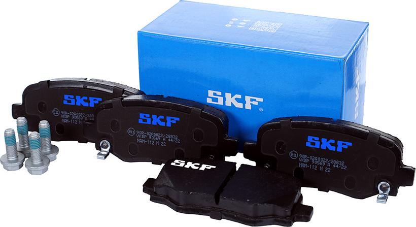 SKF VKBP 90569 A - Тормозные колодки, дисковые, комплект avtokuzovplus.com.ua