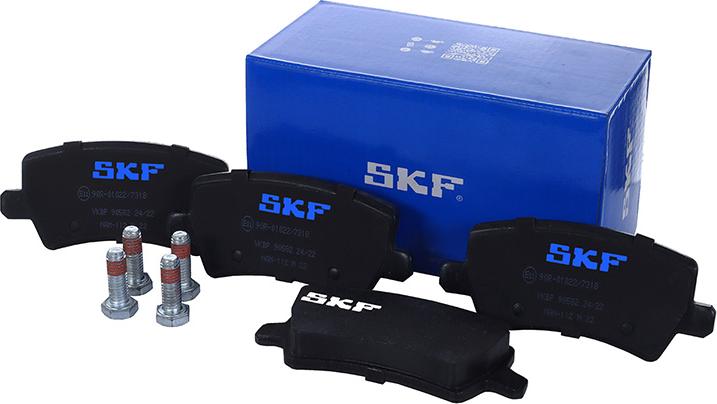 SKF VKBP 90582 - Тормозные колодки, дисковые, комплект autodnr.net