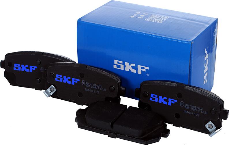 SKF VKBP 91095 A - Тормозные колодки, дисковые, комплект autodnr.net