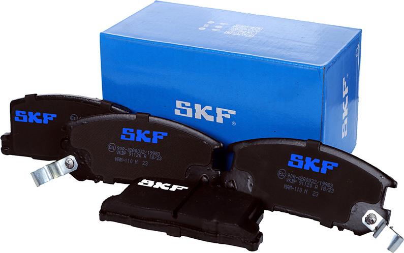 SKF VKBP 91120 A - Тормозные колодки, дисковые, комплект autodnr.net