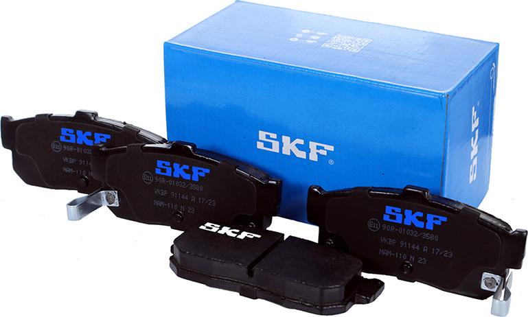 SKF VKBP 91144 A - Тормозные колодки, дисковые, комплект autodnr.net