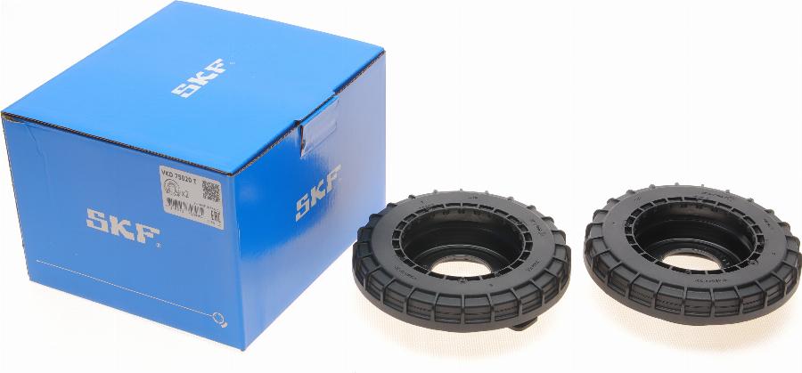 SKF VKD 75020 T - Підшипник кочення, опора стійки амортизатора autocars.com.ua