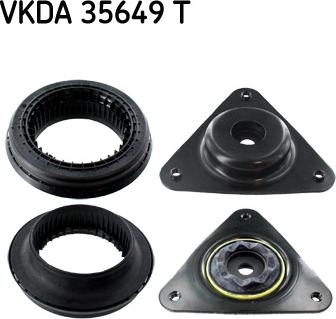 SKF VKDA 35649 T - Монтажний комп-кт амортизатора autocars.com.ua