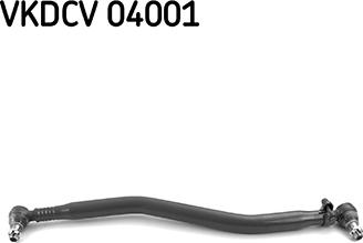 SKF VKDCV 04001 - Продольная рулевая тяга autodnr.net