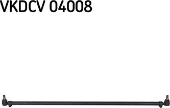 SKF VKDCV 04008 - Продольная рулевая тяга autodnr.net
