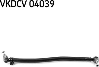 SKF VKDCV 04039 - Продольная рулевая тяга autodnr.net