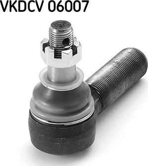 SKF VKDCV 06007 - Наконечник рульової тяги, кульовий шарнір autocars.com.ua