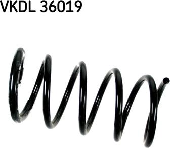 SKF VKDL 36019 - Пружина ходовой части autodnr.net