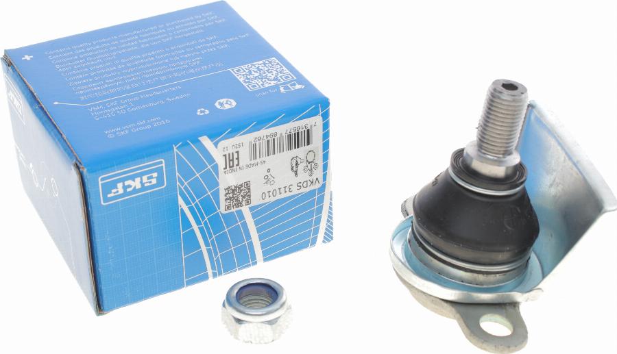 SKF VKDS 311010 - Несучий / направляючий шарнір autocars.com.ua