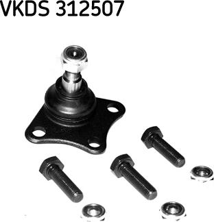 SKF VKDS 312507 - Несучий / направляючий шарнір autocars.com.ua