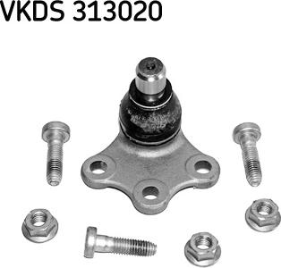 SKF VKDS 313020 - Шаровая опора, несущий / направляющий шарнир autodnr.net