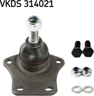 SKF VKDS 314021 - Несучий / направляючий шарнір autocars.com.ua