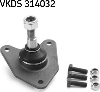 SKF VKDS 314032 - Шаровая опора, несущий / направляющий шарнир avtokuzovplus.com.ua