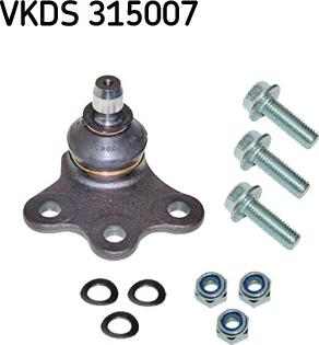 SKF VKDS 315007 - Опора шаровая передн.прав. autodnr.net