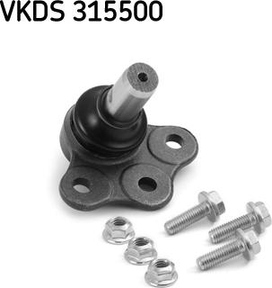 SKF VKDS 315500 - Шаровая опора, несущий / направляющий шарнир autodnr.net