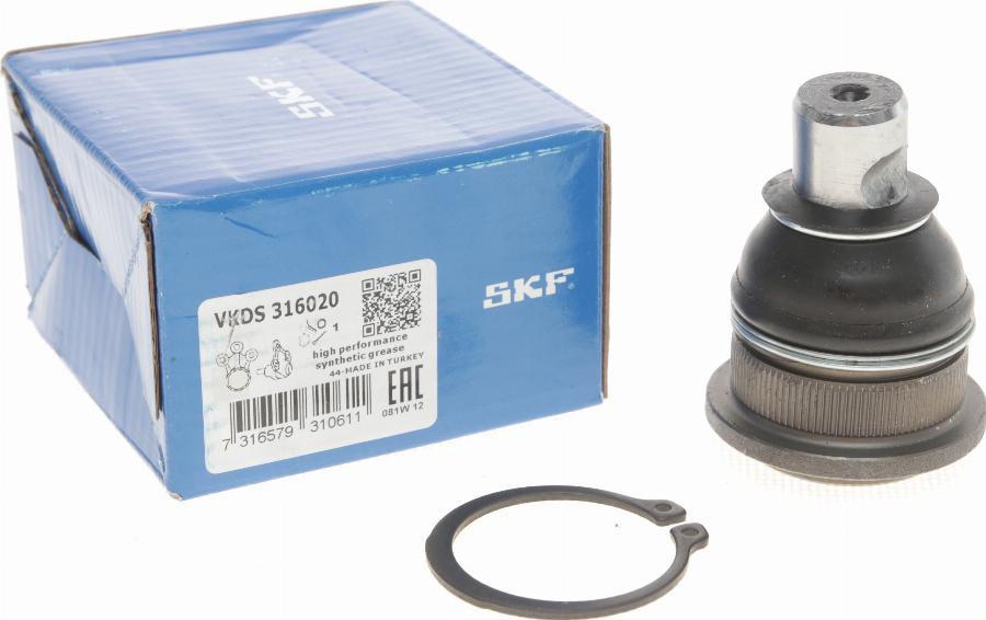 SKF VKDS 316020 - Шаровая опора, несущий / направляющий шарнир avtokuzovplus.com.ua