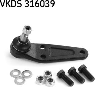 SKF VKDS 316039 - Несучий / направляючий шарнір autocars.com.ua