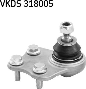 SKF VKDS 318005 - Шаровая опора, несущий / направляющий шарнир autodnr.net