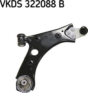 SKF VKDS 322088 B - Рычаг подвески колеса avtokuzovplus.com.ua