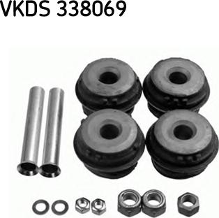 SKF VKDS 338069 - Сайлентблок, рычаг подвески колеса autodnr.net