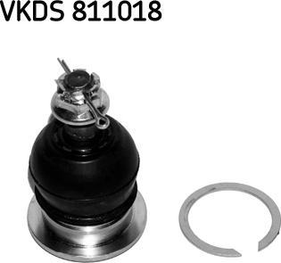 SKF VKDS 811018 - Несучий / направляючий шарнір autocars.com.ua