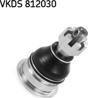 SKF VKDS 812030 - Шаровая опора, несущий / направляющий шарнир autodnr.net