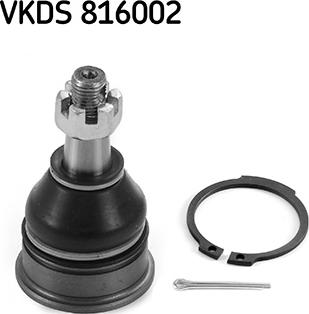 SKF VKDS 816002 - Шаровая опора, несущий / направляющий шарнир avtokuzovplus.com.ua