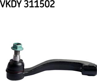 SKF VKDY 311502 - Наконечник рулевой тяги, шарнир avtokuzovplus.com.ua