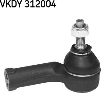 SKF VKDY 312004 - Наконечник рульової тяги, кульовий шарнір autocars.com.ua