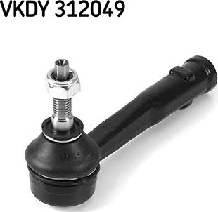 SKF VKDY 312049 - Наконечник рульової тяги, кульовий шарнір autocars.com.ua