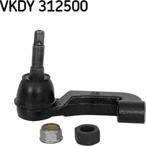 SKF VKDY 312500 - Наконечник рульової тяги, кульовий шарнір autocars.com.ua