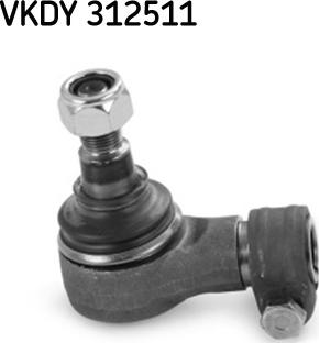 SKF VKDY 312511 - Наконечник рулевой тяги, шарнир autodnr.net