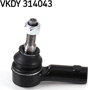 SKF VKDY 314043 - Наконечник рулевой тяги, шарнир avtokuzovplus.com.ua