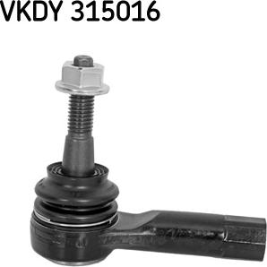 SKF VKDY 315016 - Наконечник рульової тяги, кульовий шарнір autocars.com.ua