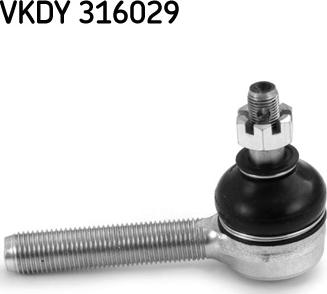 SKF VKDY 316029 - Наконечник рулевой тяги, шарнир autodnr.net