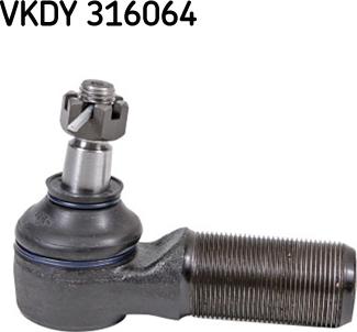 SKF VKDY 316064 - Наконечник рульової тяги, кульовий шарнір autocars.com.ua