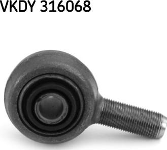 SKF VKDY 316068 - Наконечник рульової тяги, кульовий шарнір autocars.com.ua