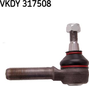 SKF VKDY 317508 - Наконечник рульової тяги, кульовий шарнір autocars.com.ua
