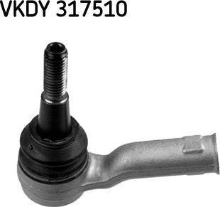 SKF VKDY 317510 - Наконечник рулевой тяги, шарнир avtokuzovplus.com.ua