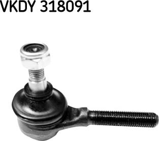 SKF VKDY 318091 - Наконечник рулевой тяги, шарнир autodnr.net