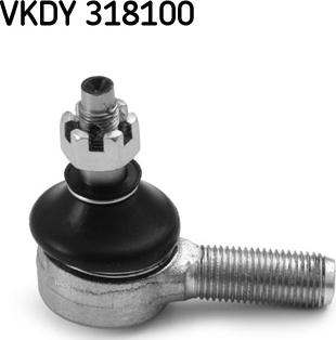 SKF VKDY 318100 - Наконечник рульової тяги, кульовий шарнір autocars.com.ua