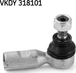 SKF VKDY 318101 - Наконечник рульової тяги, кульовий шарнір autocars.com.ua