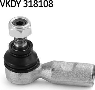 SKF VKDY 318108 - Наконечник рулевой тяги, шарнир avtokuzovplus.com.ua