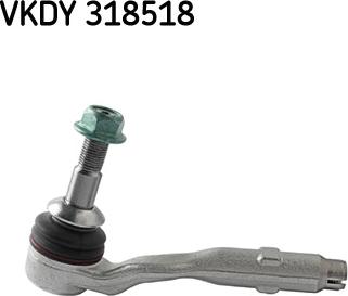 SKF VKDY 318518 - Наконечник рулевой тяги, шарнир autodnr.net