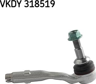 SKF VKDY 318519 - Наконечник рулевой тяги, шарнир autodnr.net